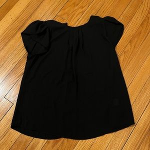 Shein black short sleeve blouse size large